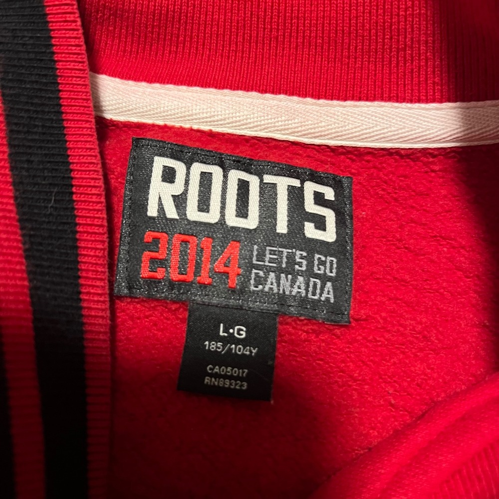 Roots Varsity Jacket Mens Large Red 2014 Canada Olympic Collection - Picture 3 of 10